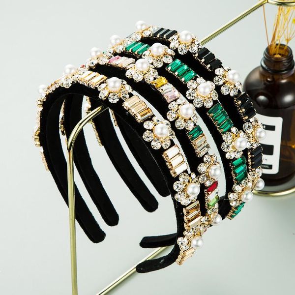 hair accessories luxury geometric rhinestone band baroque headband black green coffee fashion temperament t stage catwalk
hair accessories luxury geometric rhinestone band baroque headband black green coffee fashion temperament t stage catwalk