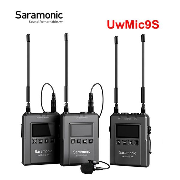 saramonic uwmic9s tx9s uhf wireless microphone system dual channel lavalier condenser mic for dslr camera camcorder mixer
saramonic uwmic9s tx9s uhf wireless microphone system dual channel lavalier condenser mic for dslr camera camcorder mixer