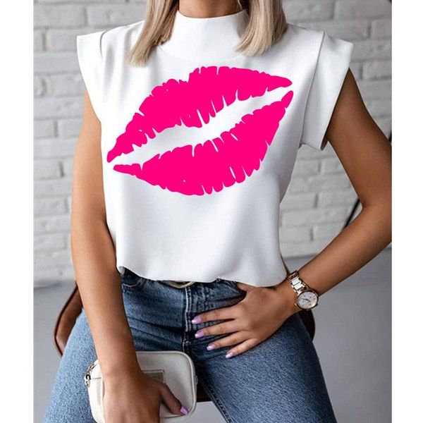 women's t-shirt ladies t shirt harajuku face and lip print funny female casual fashion aesthetic, White
women's t-shirt ladies t shirt harajuku face and lip print funny female casual fashion aesthetic, White