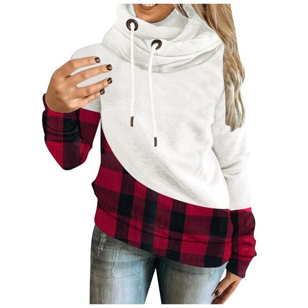 women casual patchwork contrast long sleeve hoodie sweatshirt lace up drawstring winter warm thick clothing casual top, Black
women casual patchwork contrast long sleeve hoodie sweatshirt lace up drawstring winter warm thick clothing casual top, Black