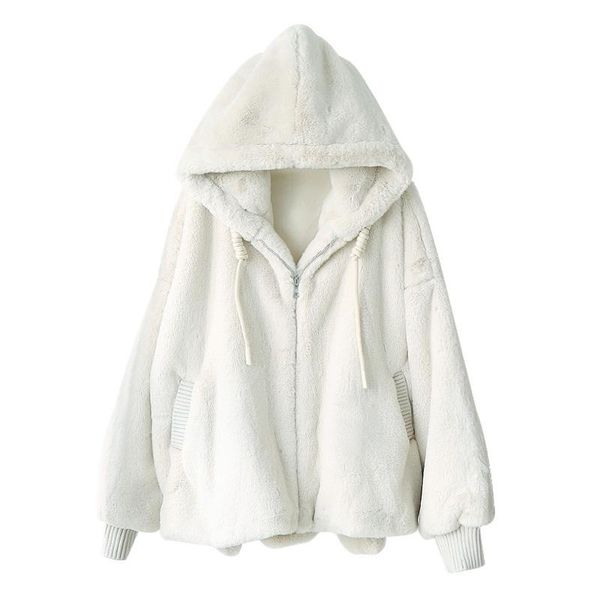 rain wear autumn and winter lamb wool coat women's mid-length loose hooded rex plush leather fur thickened
rain wear autumn and winter lamb wool coat women's mid-length loose hooded rex plush leather fur thickened