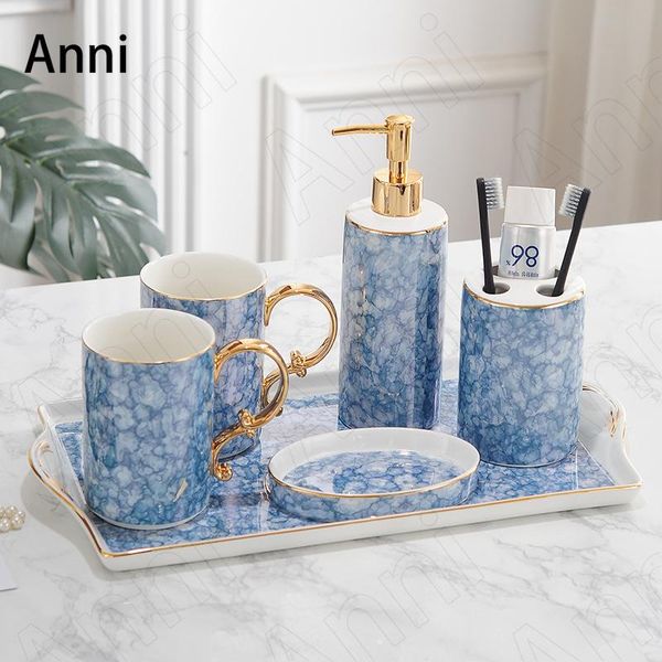 bath accessory set marble texture ceramic bathroom european modern gold inlay bone china toothbrush holder shampoo bottle shower accessories
bath accessory set marble texture ceramic bathroom european modern gold inlay bone china toothbrush holder shampoo bottle shower accessories