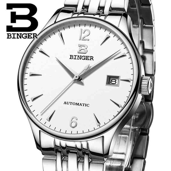 watches swiss men automatic mechanical binger luxury brand sapphire clock waterproof relogio masculino b-5082m-1, Slivery;brown
watches swiss men automatic mechanical binger luxury brand sapphire clock waterproof relogio masculino b-5082m-1, Slivery;brown
