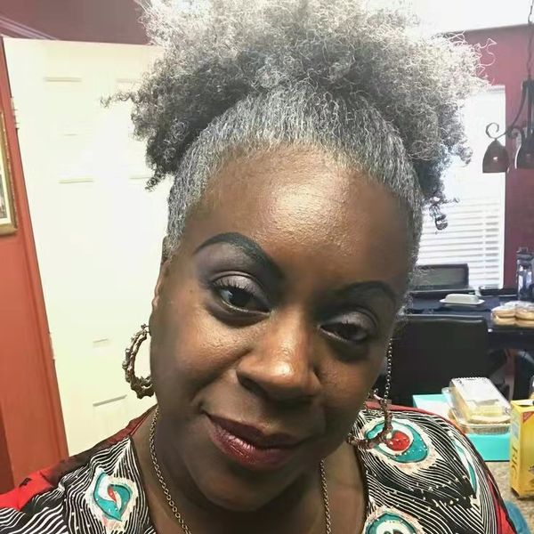 salt and pepper natural grey ponytail extension drawstring naturally gray human hair piece for black women kinky curly puff bun updo 120g
salt and pepper natural grey ponytail extension drawstring naturally gray human hair piece for black women kinky curly puff bun updo 120g