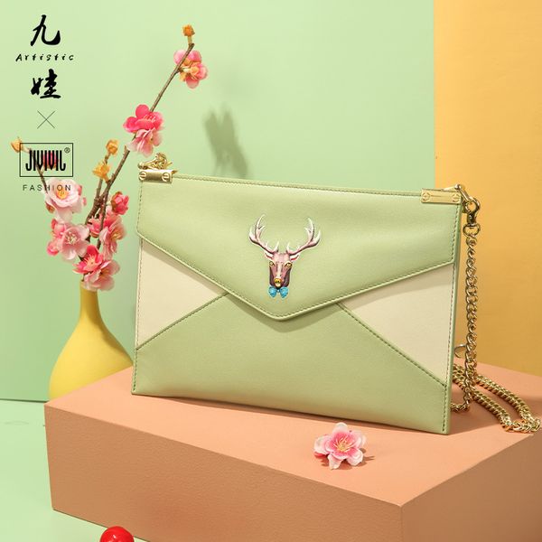 jiuwa minority design leather leisure envelope fashion temperament hand bag women's dinner bag
jiuwa minority design leather leisure envelope fashion temperament hand bag women's dinner bag