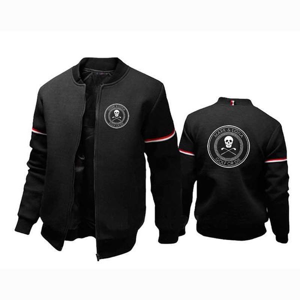 mark lona men's zip sports jacket, solid casual coat, , suitable for autumn and winter, baseball suit, curved cut, 2022, Black;white