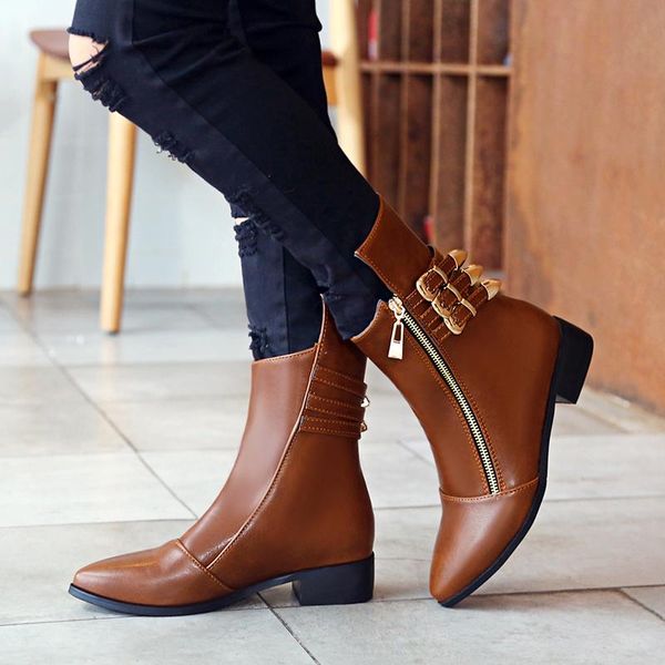 boots 2021 rivets faux leather booties buckle straps thick heel black ankle women studded decorated woman motorcycle
boots 2021 rivets faux leather booties buckle straps thick heel black ankle women studded decorated woman motorcycle