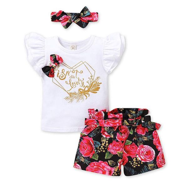 clothing sets focusnorm 3pcs born baby girls clothes letter flowers printed short sleeve t shirts shorts headband, White
clothing sets focusnorm 3pcs born baby girls clothes letter flowers printed short sleeve t shirts shorts headband, White
