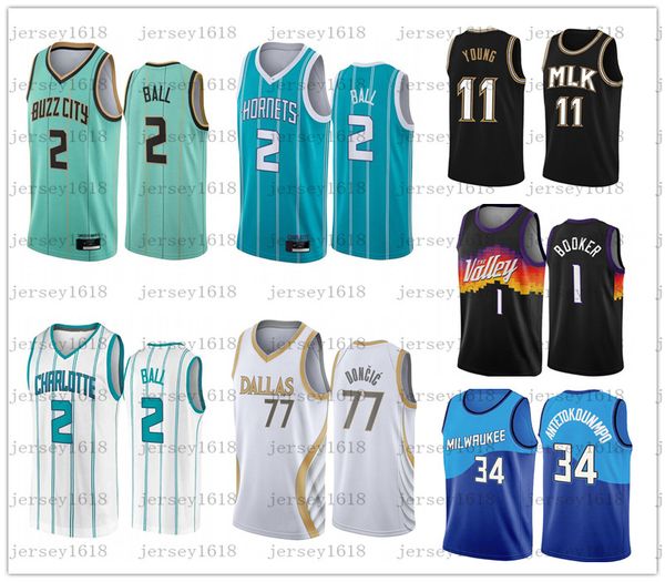 new 2 lamelo ball jersey city basketball edition mint green blue luka doncic devin booker trae young giannis antetokounmpo men s to xxxl, Black;red
new 2 lamelo ball jersey city basketball edition mint green blue luka doncic devin booker trae young giannis antetokounmpo men s to xxxl, Black;red