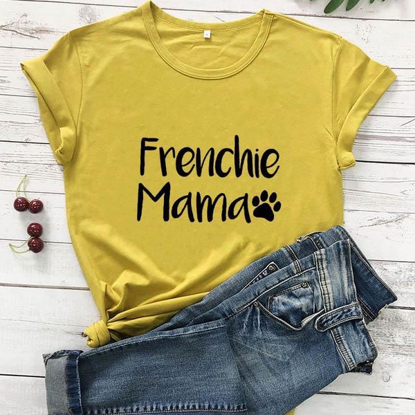 frenchie mama french bulldog paw printed new arrival women's funny 100%cotton t-shirt dog lover shirts gift for dog mom, White
frenchie mama french bulldog paw printed new arrival women's funny 100%cotton t-shirt dog lover shirts gift for dog mom, White