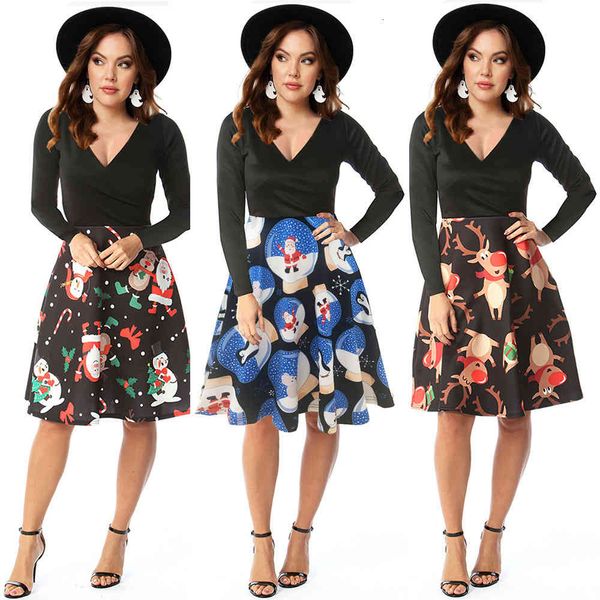 casual dresses christmas v-neck santa claus print women long sleeve a-line autumn dress high waist ladies xmas vestidos bjmr, Black;gray
casual dresses christmas v-neck santa claus print women long sleeve a-line autumn dress high waist ladies xmas vestidos bjmr, Black;gray
