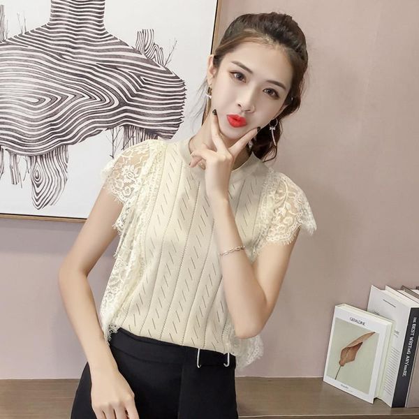 women's sweaters sanishroly 2021 autumn women knitted solid lace patchwork knitwear ladies short sleeve sweater pullovers bottoming s1, White;black
women's sweaters sanishroly 2021 autumn women knitted solid lace patchwork knitwear ladies short sleeve sweater pullovers bottoming s1, White;black