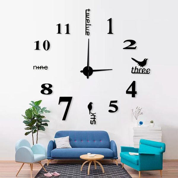 wall clocks nordic style large 3d clock mirror stickers creative diy removable art decal sticker living room home decor
wall clocks nordic style large 3d clock mirror stickers creative diy removable art decal sticker living room home decor