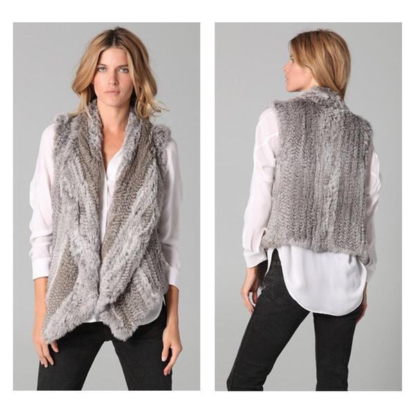 women's vests russian women genuine hair ceketler knitted fur coat johnature lapel gilet utility vest chalecos mujer bodywarmer y2k, Black;white
women's vests russian women genuine hair ceketler knitted fur coat johnature lapel gilet utility vest chalecos mujer bodywarmer y2k, Black;white