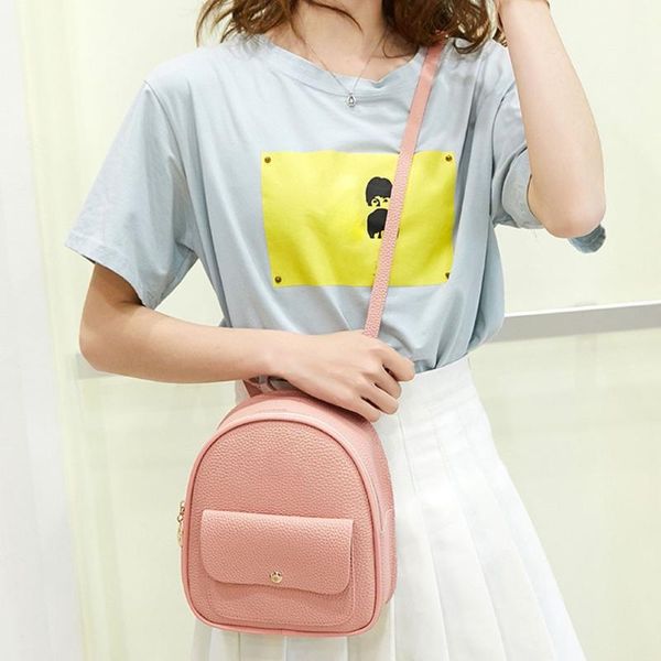 backpack fashion women shoulders small letter purse mobile phone messenger bag women's handbag pu leather round bags 10p3
backpack fashion women shoulders small letter purse mobile phone messenger bag women's handbag pu leather round bags 10p3