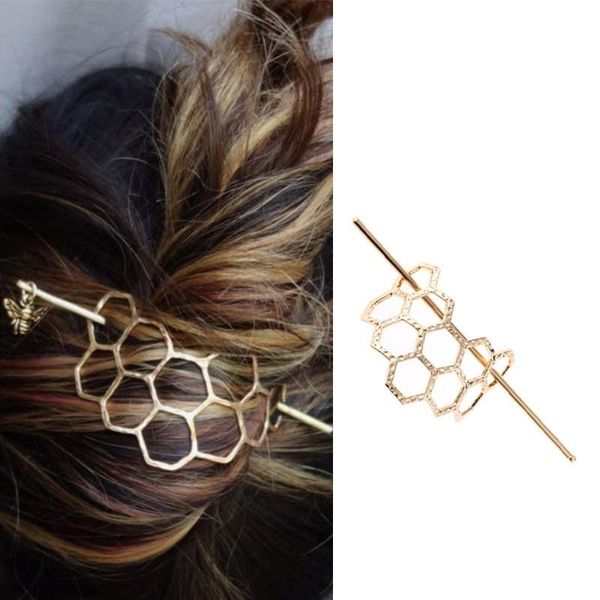 hair clips & barrettes accessory bee and honeycomb fork hairpins knotwork hairpin for women girl honeybees jewelry metal il39fh-38fh, Golden;silver
hair clips & barrettes accessory bee and honeycomb fork hairpins knotwork hairpin for women girl honeybees jewelry metal il39fh-38fh, Golden;silver