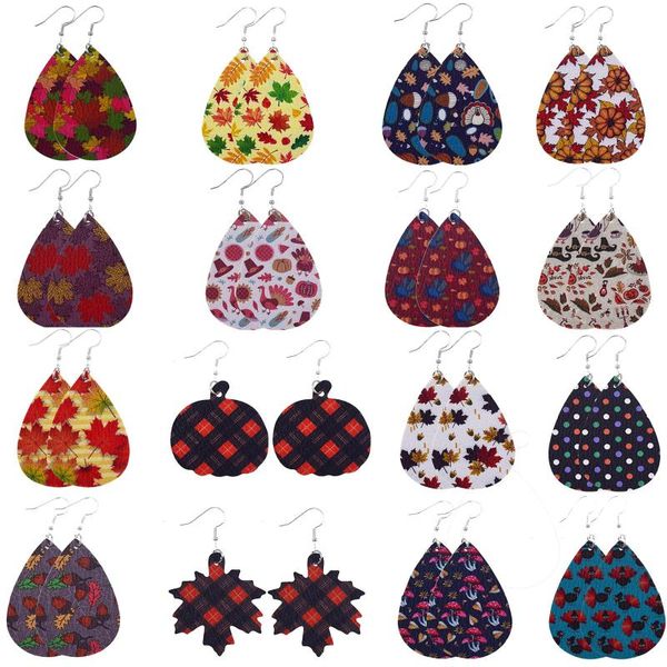 dangle & chandelier thanksgiving pu leather drops earrings maple printed teardrop women fashion jewelry gift, Silver
dangle & chandelier thanksgiving pu leather drops earrings maple printed teardrop women fashion jewelry gift, Silver