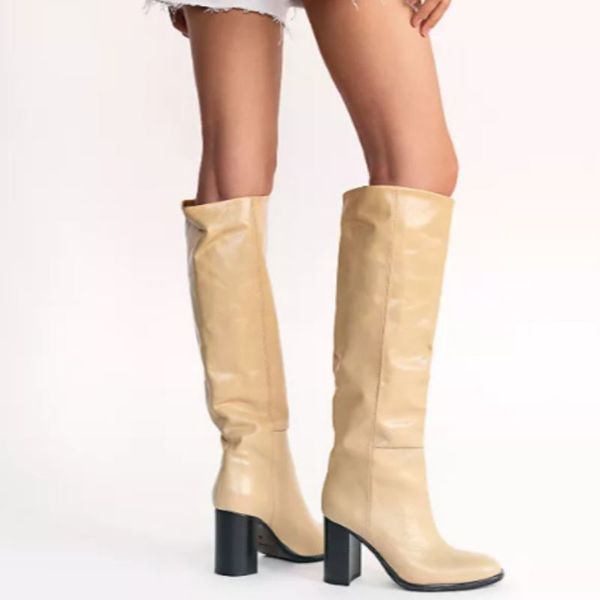 women high heel boots solid color thick heel woman winter shoes ladies fashion long boots footwear size 34-43, Black
women high heel boots solid color thick heel woman winter shoes ladies fashion long boots footwear size 34-43, Black