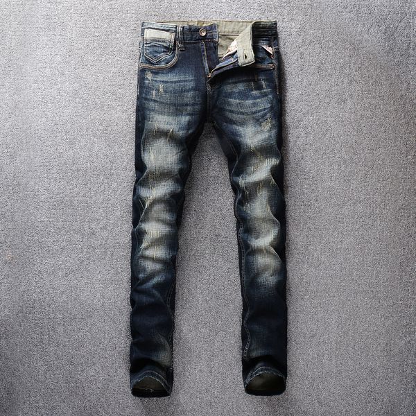 2021 new italian fashion retro black green slim men denim pants streetwear designer 3fuc, Blue
2021 new italian fashion retro black green slim men denim pants streetwear designer 3fuc, Blue