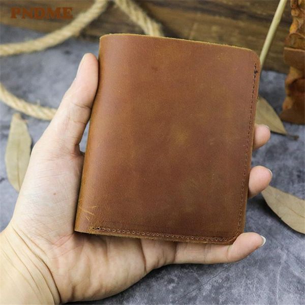pndme simple vintage natural men's wallet business high-quality genuine leather thin multi-card short purse, Red;black
pndme simple vintage natural men's wallet business high-quality genuine leather thin multi-card short purse, Red;black