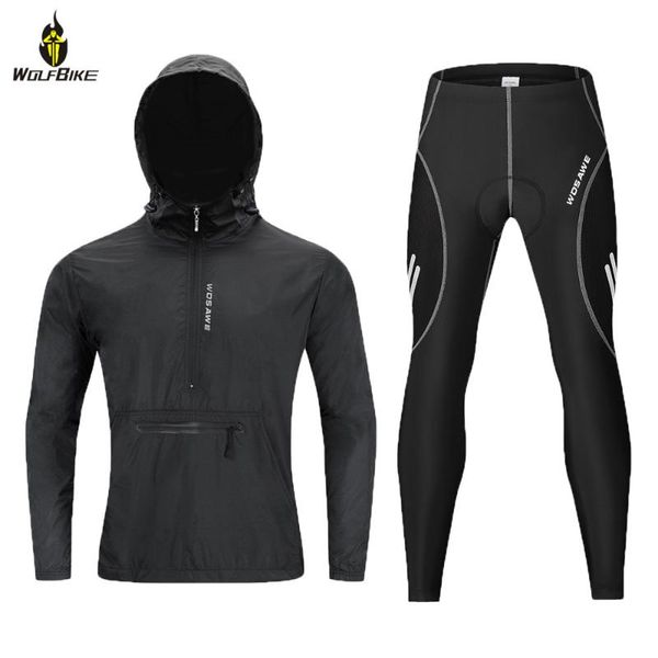 racing sets wolfbike hooded jacket cycling set thin tight trousers suit long sleeve windproof mtb bike jersey clothing kit bicycle wear, Black;blue
racing sets wolfbike hooded jacket cycling set thin tight trousers suit long sleeve windproof mtb bike jersey clothing kit bicycle wear, Black;blue