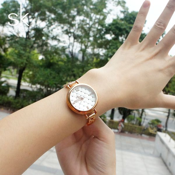2021 shengke brand quartz wrist watches fashion watches women casual dress luxury gold ladies rhinestone waterproof reloj mujer, Slivery;brown
2021 shengke brand quartz wrist watches fashion watches women casual dress luxury gold ladies rhinestone waterproof reloj mujer, Slivery;brown