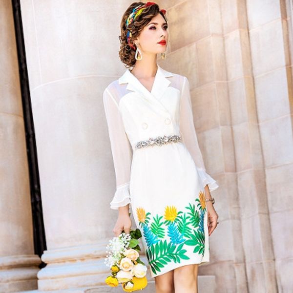 2021 new white office lady slim solid autumn spring casual dress women's print professional patchwork flare sleeve embroidered skirt 6d, Black;gray
2021 new white office lady slim solid autumn spring casual dress women's print professional patchwork flare sleeve embroidered skirt 6d, Black;gray