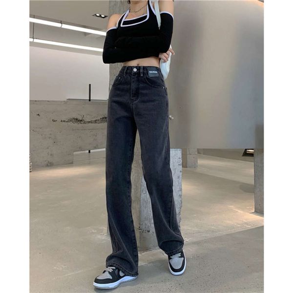 loose wide leg fashion design sense of high waist pants spring and autumn, Blue
loose wide leg fashion design sense of high waist pants spring and autumn, Blue