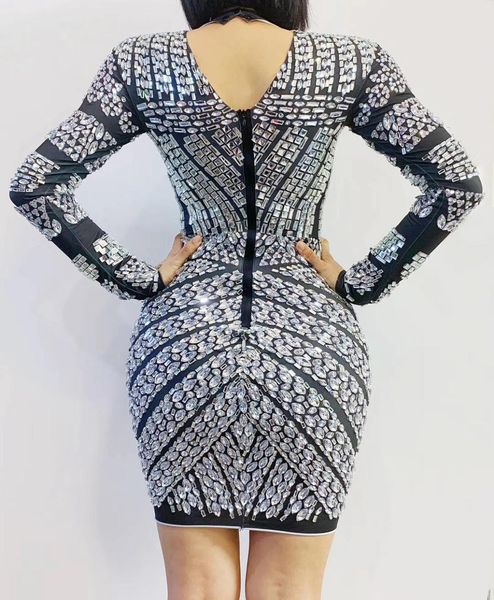 women stage silver rhinestones big elasticity short dress womens birthday celebrate outfit dress bar evening dancer dress, Black;red
women stage silver rhinestones big elasticity short dress womens birthday celebrate outfit dress bar evening dancer dress, Black;red