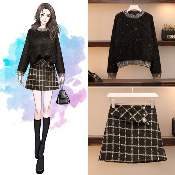 women's two piece pants 2021 autumn winter korean version fashion clothes thin suits age reduction sparkling thick sweater sets, White
women's two piece pants 2021 autumn winter korean version fashion clothes thin suits age reduction sparkling thick sweater sets, White