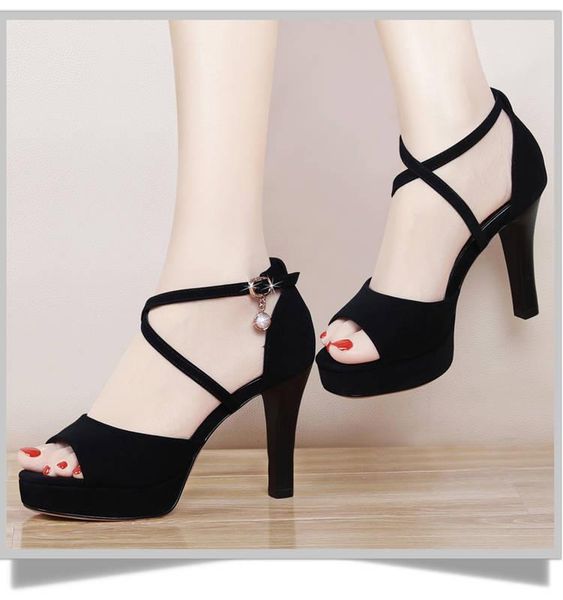 dress shoes 2021 summer women's ultra-heeled sandals with buckle trend fashion wild, Black
dress shoes 2021 summer women's ultra-heeled sandals with buckle trend fashion wild, Black