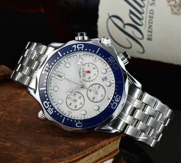 2021 new six stitches luxury mens watches all dial work quartz watch brand chronograph clock steel belt men fashion accessories holiday gift, Slivery;brown
2021 new six stitches luxury mens watches all dial work quartz watch brand chronograph clock steel belt men fashion accessories holiday gift, Slivery;brown