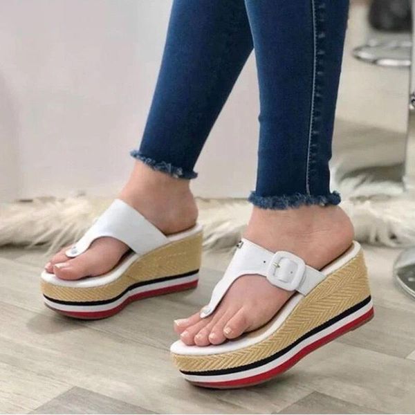 sandals women thick bottom wedge for ladies casual shoes easy indoor outdoor female plus size, Black
sandals women thick bottom wedge for ladies casual shoes easy indoor outdoor female plus size, Black
