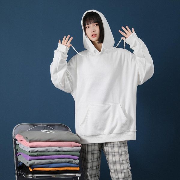 women's hoodies & sweatshirts hooded women korean style vintage solid color long sleeve oversized streetwear sweatshirt lady womens cas, Black
women's hoodies & sweatshirts hooded women korean style vintage solid color long sleeve oversized streetwear sweatshirt lady womens cas, Black
