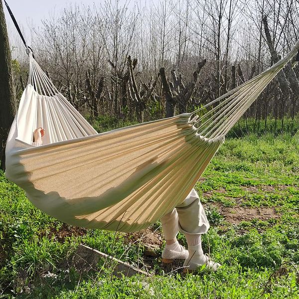 camp furniture single cotton outdoor hammock multiples load capacity up to 450 lbs portable with carrying bag for patio yard garden
camp furniture single cotton outdoor hammock multiples load capacity up to 450 lbs portable with carrying bag for patio yard garden