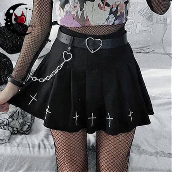 harajuku mini skirts gothic cross embroidery high waist pleated women skirts casual punk girl short skirt female chic streetwear, Black
harajuku mini skirts gothic cross embroidery high waist pleated women skirts casual punk girl short skirt female chic streetwear, Black