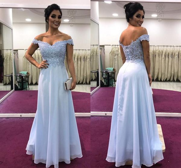 off shoulder lace prom dresses 2021 with beaded appliques floor length chiffon formal evening party gowns, Black
off shoulder lace prom dresses 2021 with beaded appliques floor length chiffon formal evening party gowns, Black