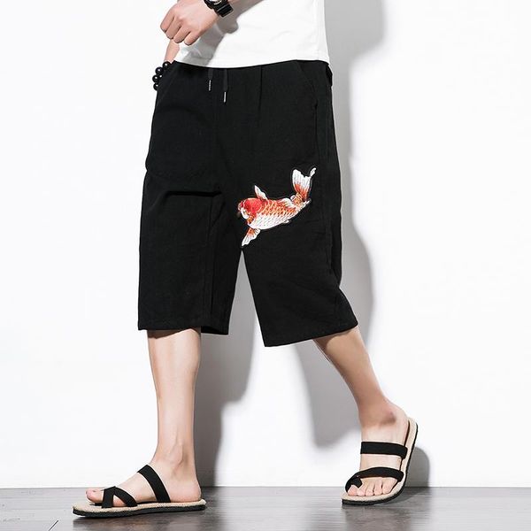 2021 summer men kimonos japanese style harajuku harem pants men youth casual pants calf-length embroidery baggy loose trousers, Black
2021 summer men kimonos japanese style harajuku harem pants men youth casual pants calf-length embroidery baggy loose trousers, Black