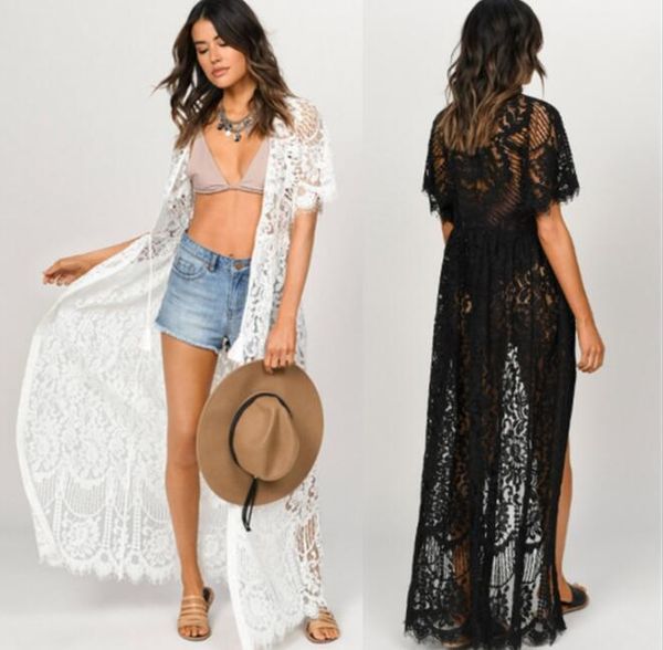 swimsuit 2021 new cover-ups women bikini beach lace embroidery long cardigan kimono crochet hollow sunscreen shirts swimwear, White;black
swimsuit 2021 new cover-ups women bikini beach lace embroidery long cardigan kimono crochet hollow sunscreen shirts swimwear, White;black
