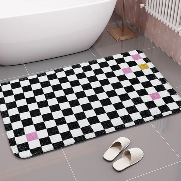 carpets ins bathroom floor mat checkerboard grid carpet non-slip absorbent doormat comfortable living room rugs bedroom decor
carpets ins bathroom floor mat checkerboard grid carpet non-slip absorbent doormat comfortable living room rugs bedroom decor