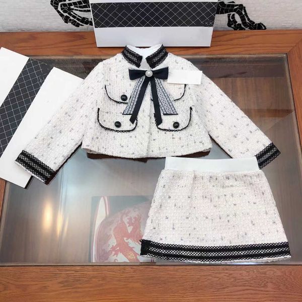 designer clothing 2021 autumn and winter new product bow houndstooth woolen coat with half skirt, small fragrance suit, western y0918, White
designer clothing 2021 autumn and winter new product bow houndstooth woolen coat with half skirt, small fragrance suit, western y0918, White