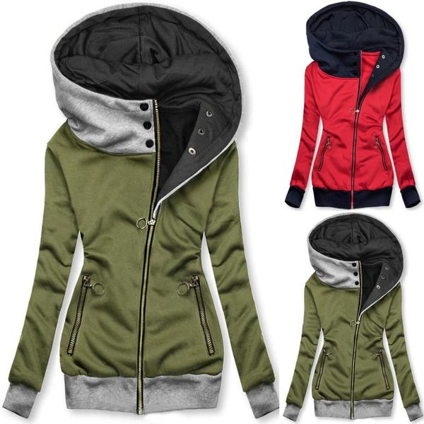 women's jackets hooded 2021 spring autumn fashion jacket zipper pocket sweatshirt long sleeve coat lightweight famale r5, Black;brown
women's jackets hooded 2021 spring autumn fashion jacket zipper pocket sweatshirt long sleeve coat lightweight famale r5, Black;brown