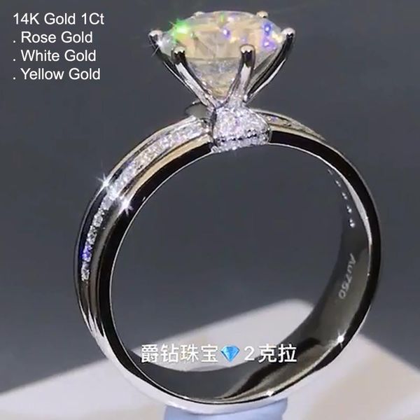 cluster rings 14k white gold 1 moissanite diamond ring women round luxury classic trendy wedding party engagement anniversary, Golden;silver
cluster rings 14k white gold 1 moissanite diamond ring women round luxury classic trendy wedding party engagement anniversary, Golden;silver