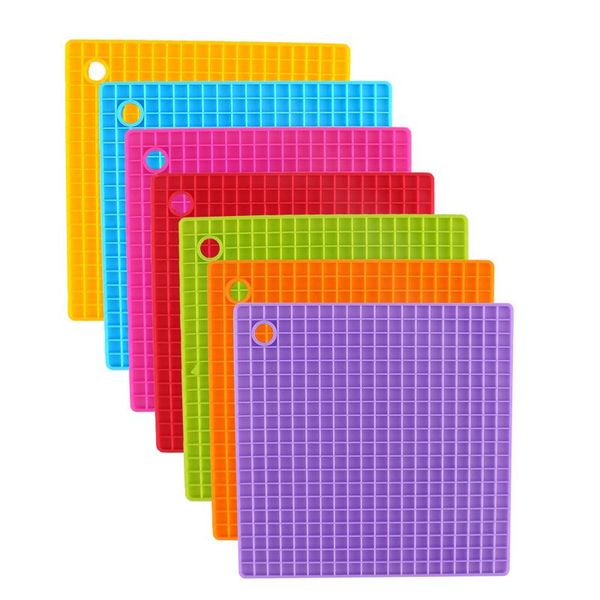 table runner 18cm square heat resistant silicone mat drink cup coasters non-slip pot holder placemat kitchen accessories onderzetters
table runner 18cm square heat resistant silicone mat drink cup coasters non-slip pot holder placemat kitchen accessories onderzetters