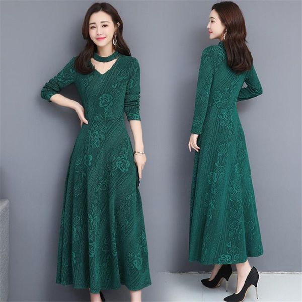 casual dresses 2021 women autumn dress long sleeve vintage maxi fashion printed elegant vestidos r799, Black;gray
casual dresses 2021 women autumn dress long sleeve vintage maxi fashion printed elegant vestidos r799, Black;gray