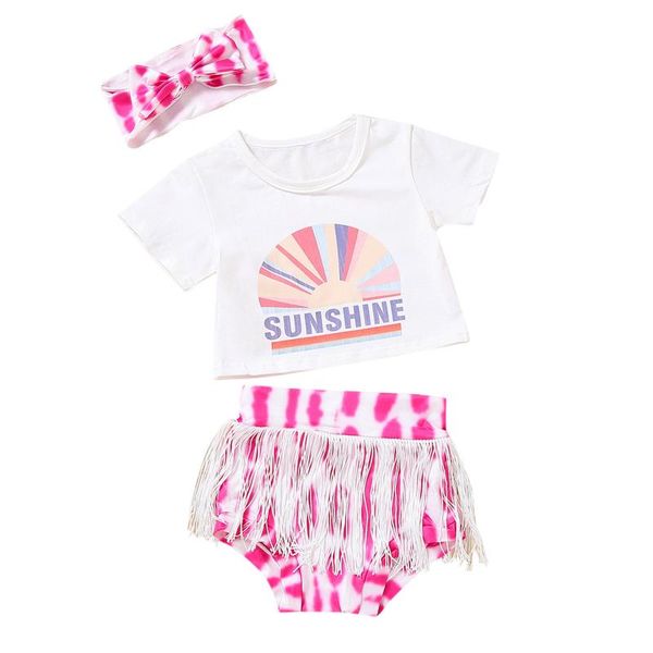 clothing sets baby girl clothes set born infant girls summer letter +tie-dye tassels shorts outfit soft ropa, White
clothing sets baby girl clothes set born infant girls summer letter +tie-dye tassels shorts outfit soft ropa, White