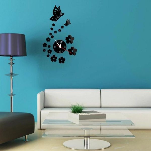 wall clocks creatives butterfly 3d acrylic mirror sticker quartz watch large home decor living room needle
wall clocks creatives butterfly 3d acrylic mirror sticker quartz watch large home decor living room needle