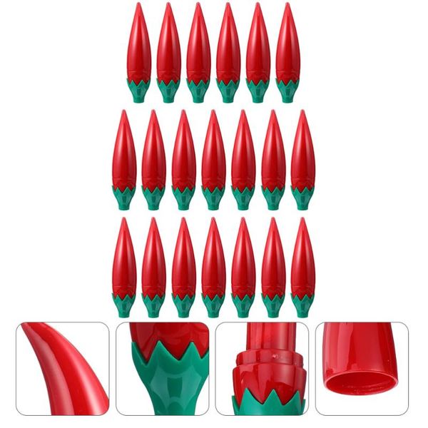 storage bottles & jars 20pcs adorable chili shape lip gloss tubes refillable empty lipstick
storage bottles & jars 20pcs adorable chili shape lip gloss tubes refillable empty lipstick
