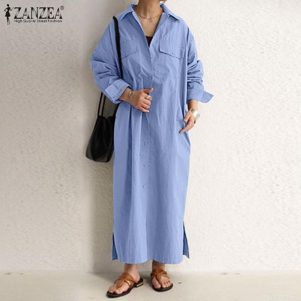 casual dresses women autumn sundress stylish solid shirt dress long sleeve maxi vestido female lapel button robe femme oversized, Black;gray
casual dresses women autumn sundress stylish solid shirt dress long sleeve maxi vestido female lapel button robe femme oversized, Black;gray