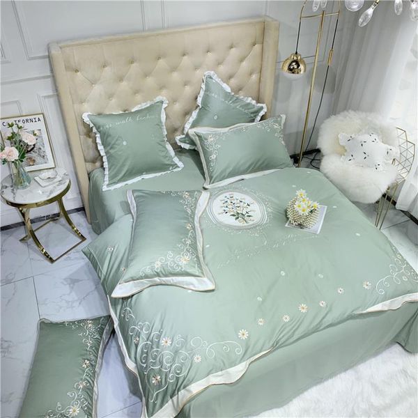 bedding sets pink green yellow elegnt women duvet cover set king size 4/6pcs fgyptian cotton flowers bed sheet pillowcases
bedding sets pink green yellow elegnt women duvet cover set king size 4/6pcs fgyptian cotton flowers bed sheet pillowcases